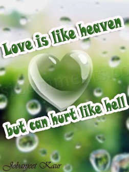 Love is like heaven