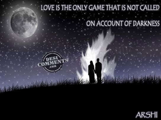 Llove is the only game...