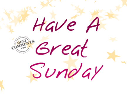 Have a great sunday...
