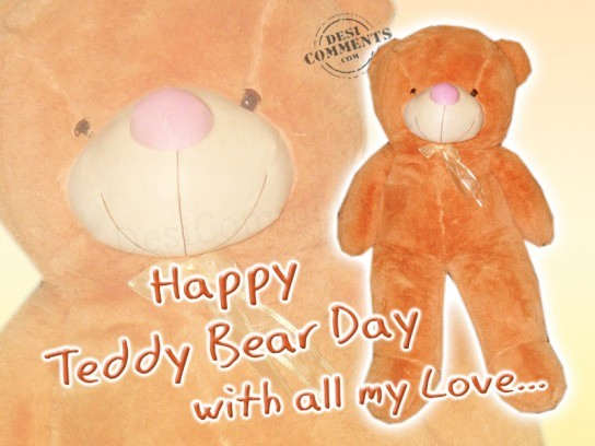 Happy Teddy Bear Day...