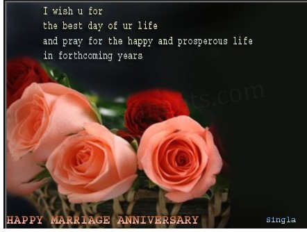 Happy Wedding Anniversary to you and your husband my wishes for a happy