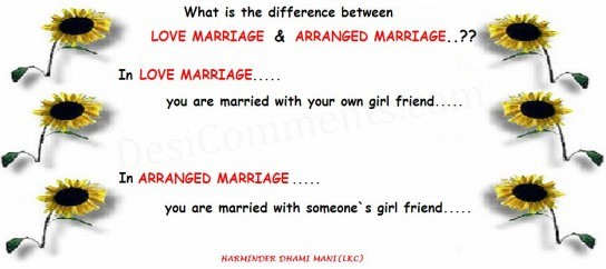 Arranged marriages and love marriages essay