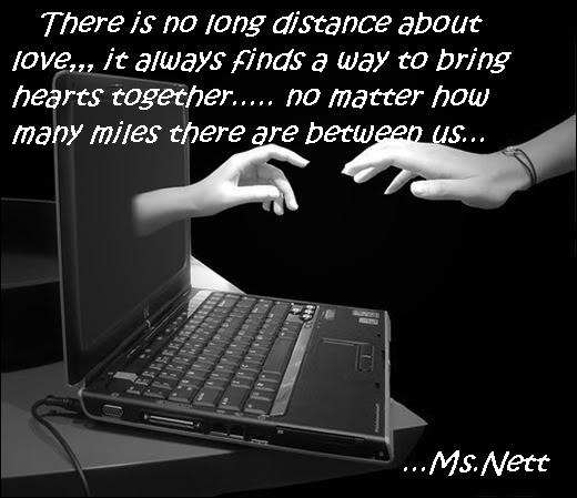 love quotes distance. There is no long distance about love