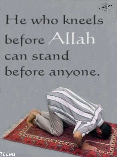He who kneels before Allah