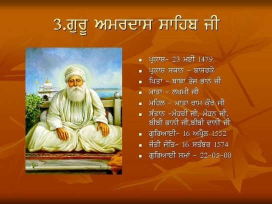 Sikhs third guru