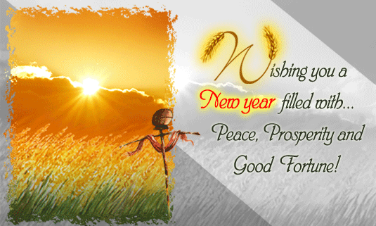 Wishing you a new year...