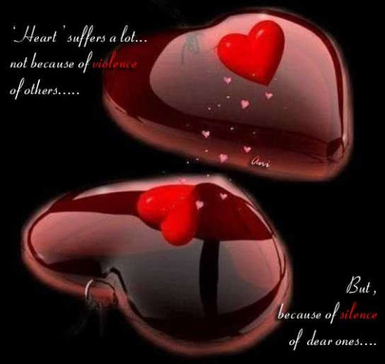 Heart suffers a lot...