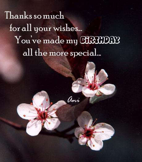 thanks quotes for birthday wishes