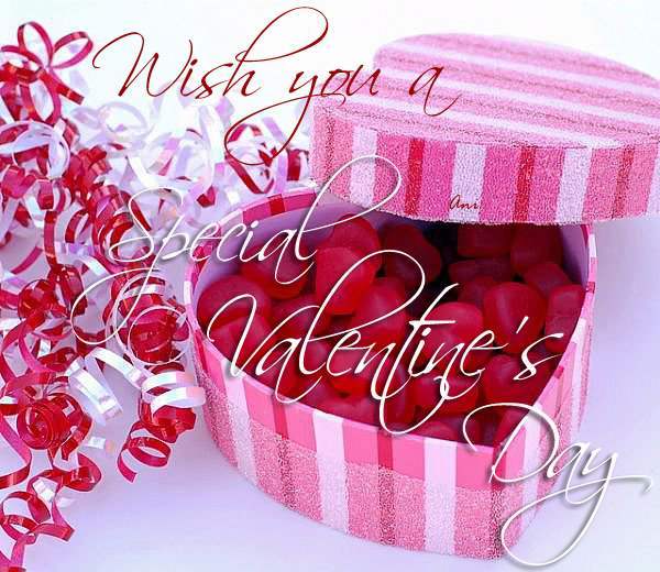 Wish you a special valentine's day