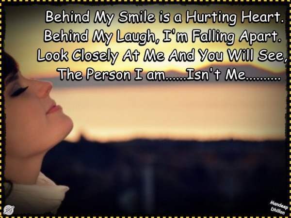 Behind My Smile is a Hurting Heart