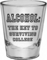 Alcohol : The key to surviving college