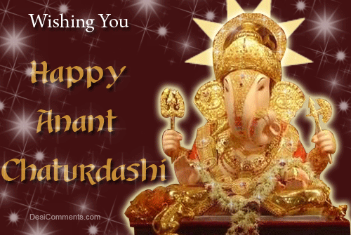 Wishing You Happy Anant Chaturdashi