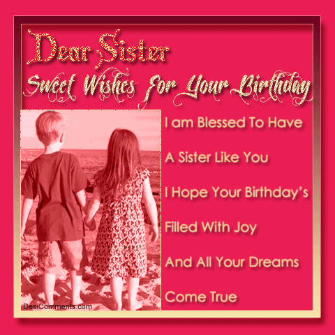 Funny Quotes on Birthday Wishes For Sister Pictures  Images  Scraps For Orkut  Myspace