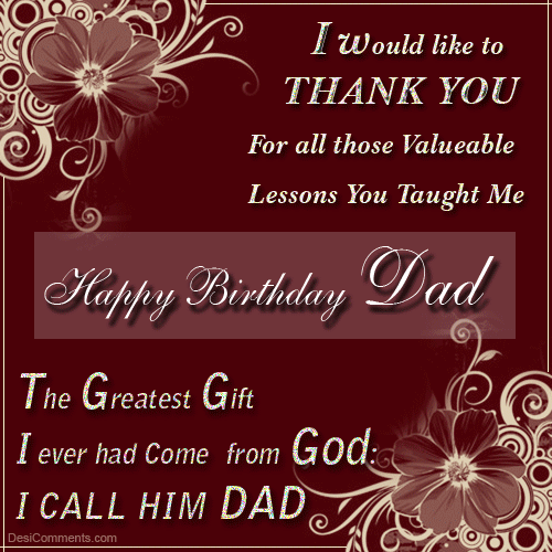 Birthday Wishes for Father Pictures, Images, Graphics for Facebook ...