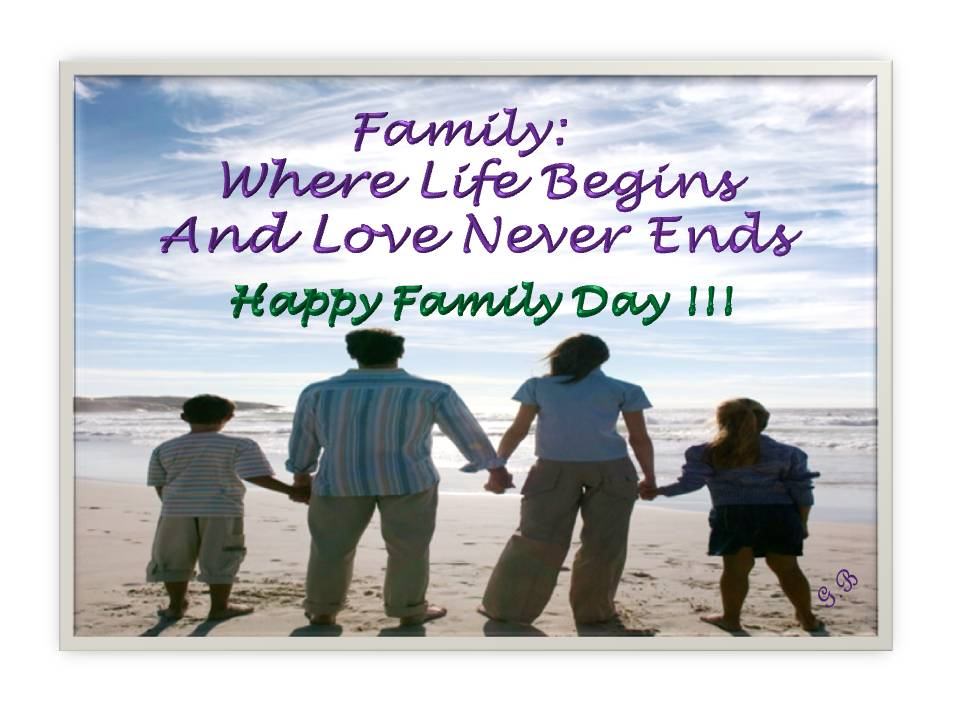 Happy Family Day - DesiComments.com