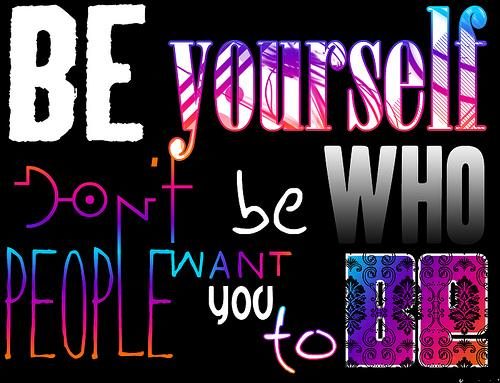 Be yourself image