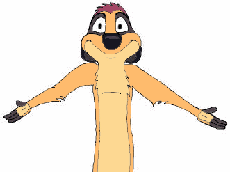 Timon hugs animation