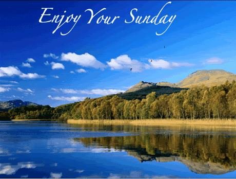 Enjoy your sunday