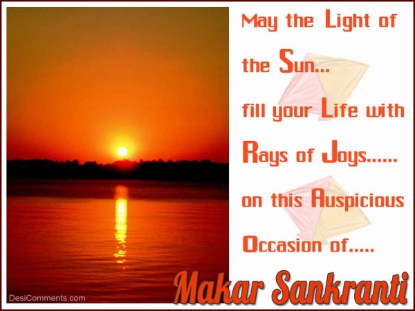 May The Light Of The Sun Fill Your Life