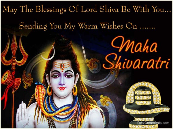 May The Blessings Of Lord Shiva With You 