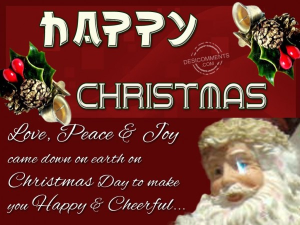 Have A Peaceful Christmas...