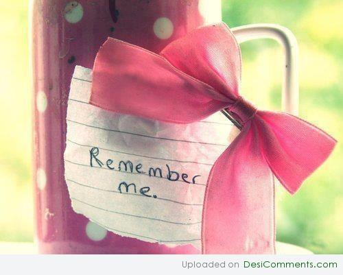 Remember me