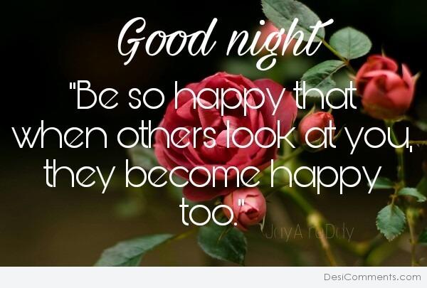 Good Night – Be So Happy
