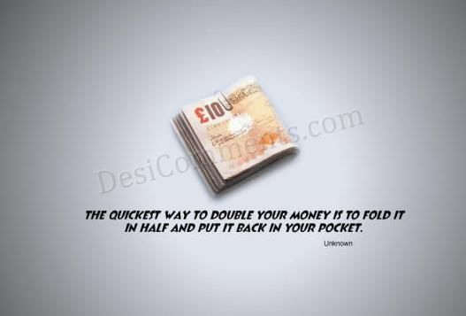 funny money quotes. Double your money