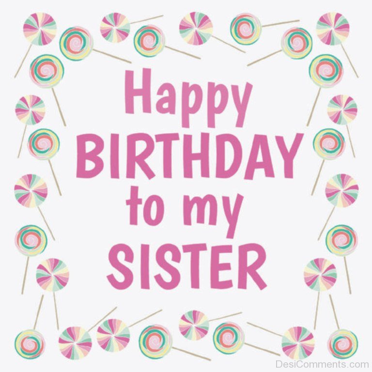 Birthday Wishes For Sister Simple Words