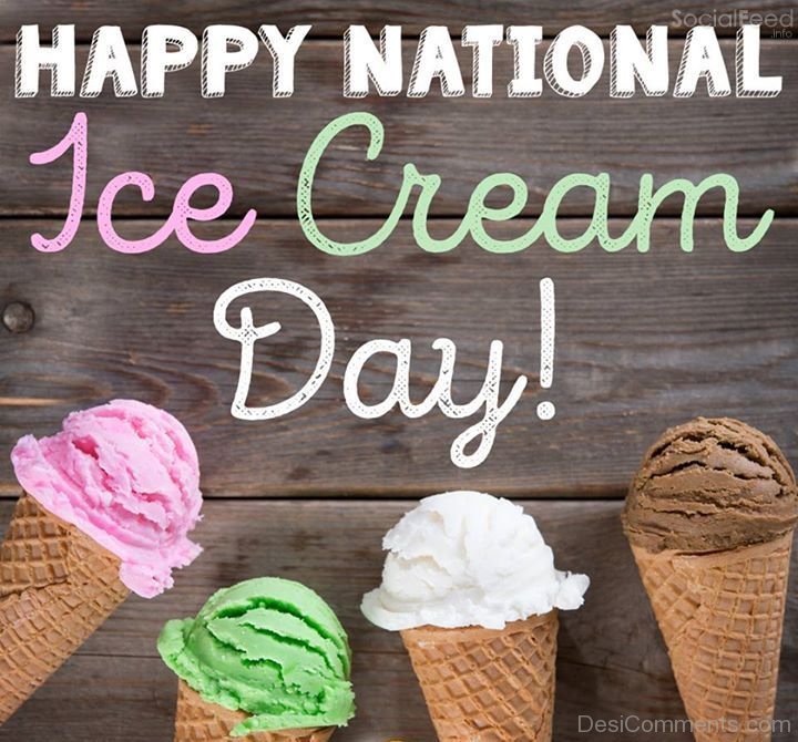 Ice Cream Day Pictures, Images, Graphics for Facebook, Whatsapp