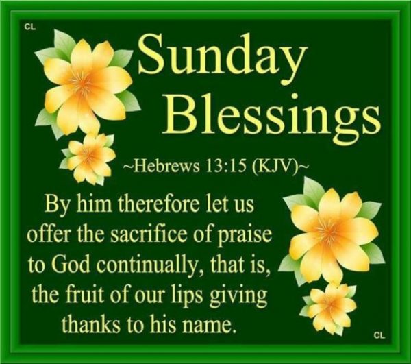 Sunday Blessings Picture