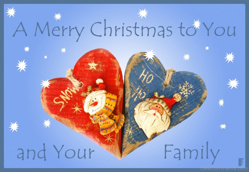A Merry Christmas To You And Your Family - DesiComments.com