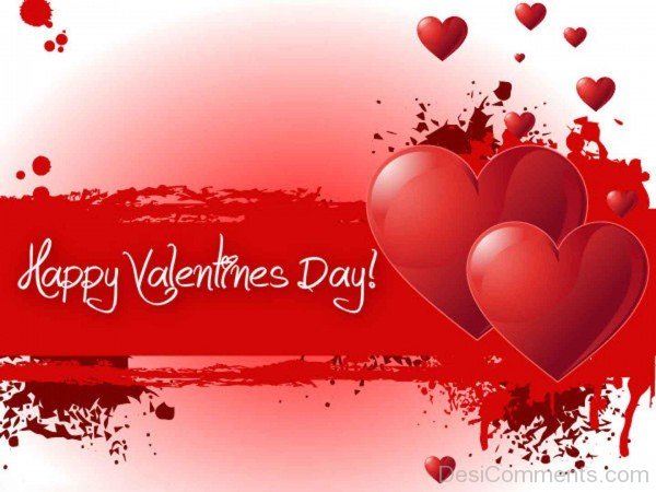 Happy Valentines Day With Heart