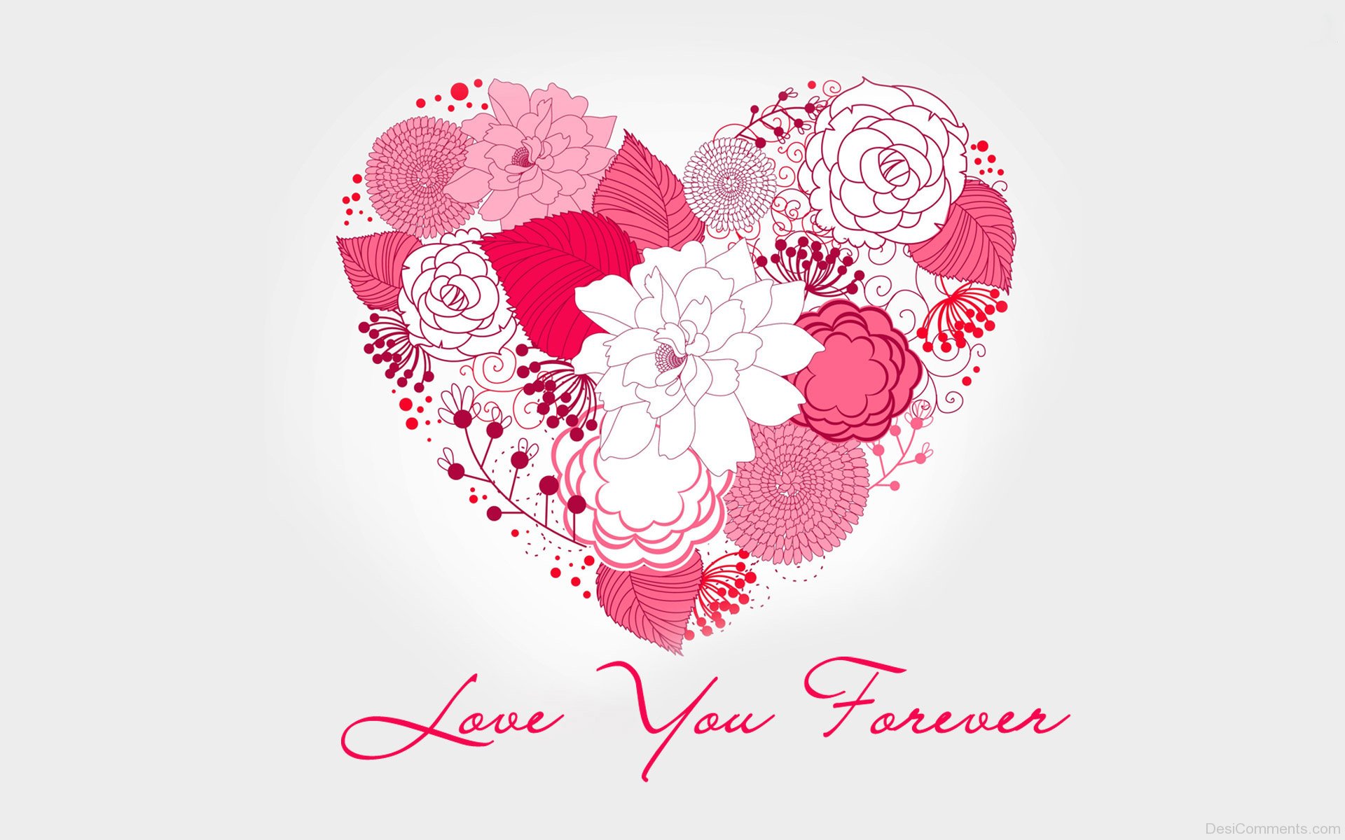 Love You Forever From Heart - DesiComments.com