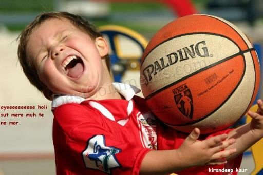 Boy with football