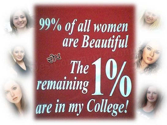 99% of all Women
