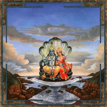 Vishnu Ji and Lakshmi Ji 