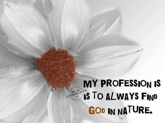 Find God In Nature - DesiComments.com