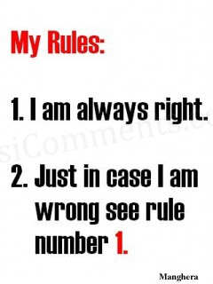 My rules - DesiComments.com