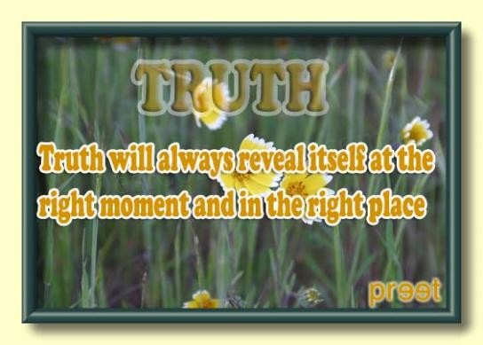 Truth will always reveal itself - DesiComments.com