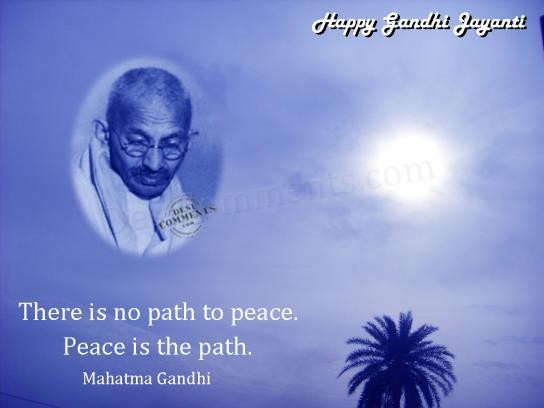 Peace is the path