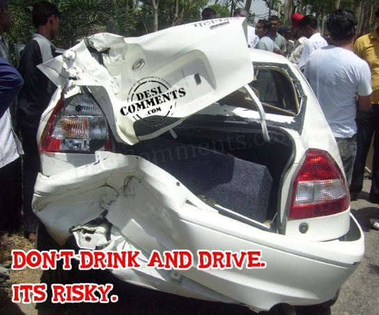 Don’t drink and drive