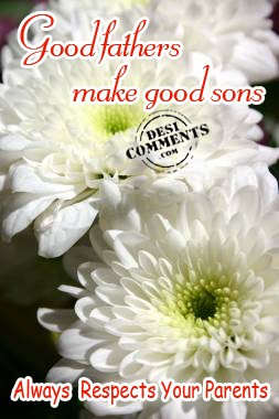 Good fathers make good sons