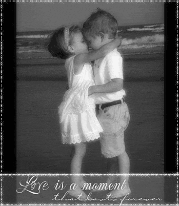 Love is a moment that lasts forever