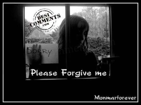 Sorry, Please forgive me
