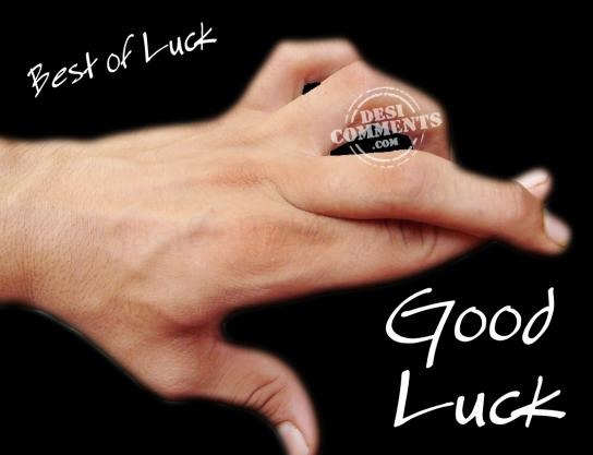 Good Luck - DesiComments.com