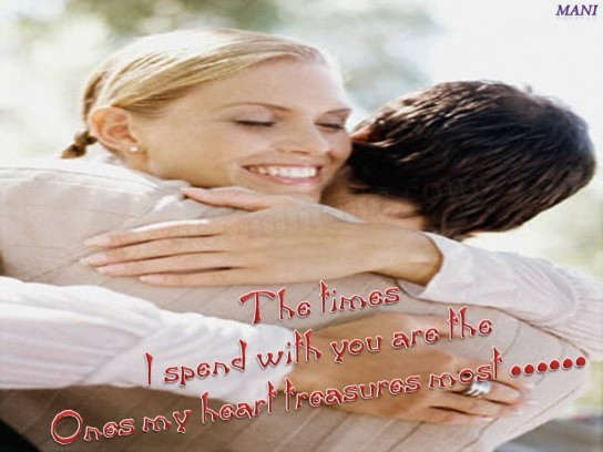 The times i spend with you...