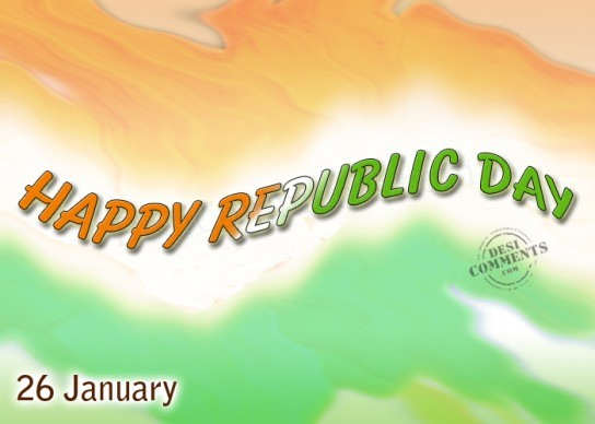 Happy Republic Day – 26th January