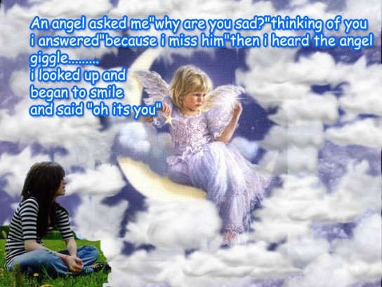 An angel asked me…