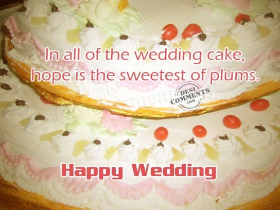Happy Wedding…